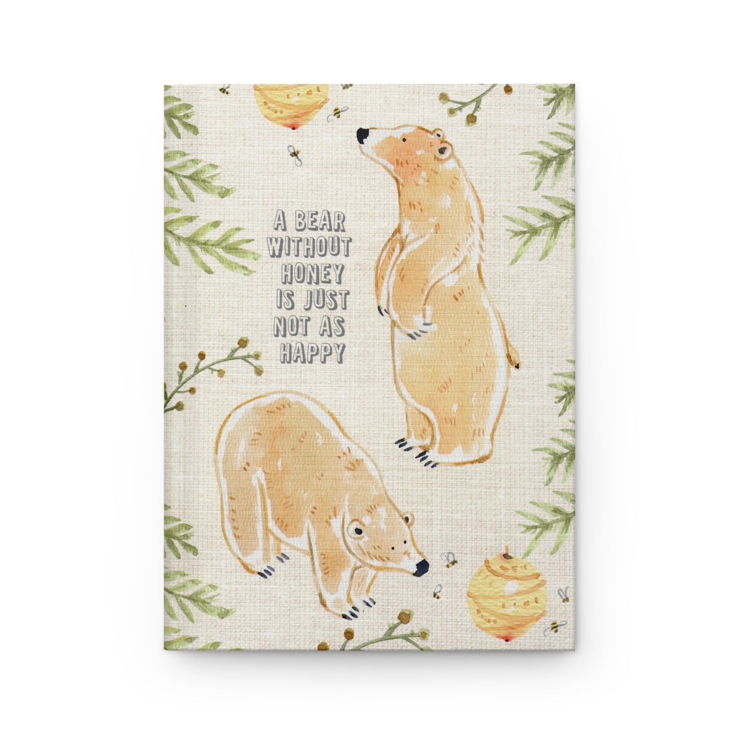 Honey Bear Hardcover Journal