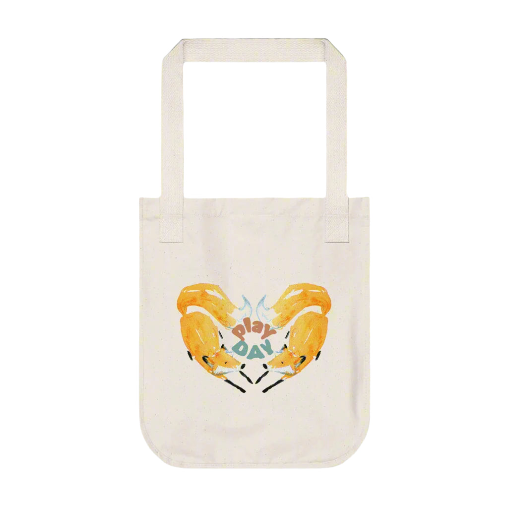 Fox Play Day Cotton Book Tote