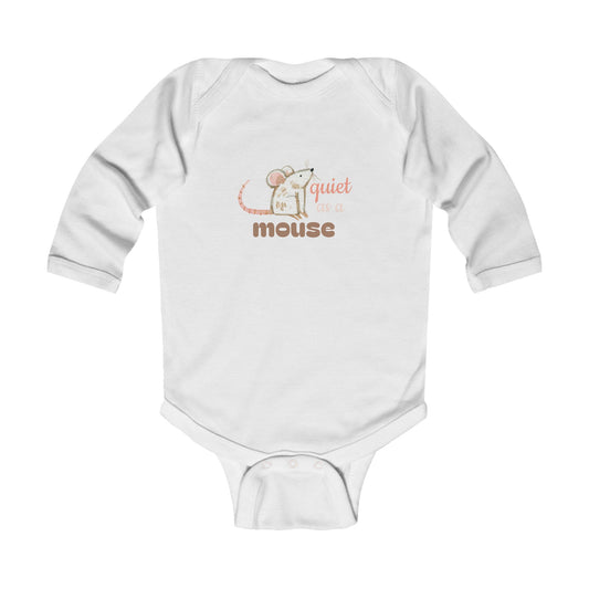 Quiet as a Mouse Baby Bodysuit