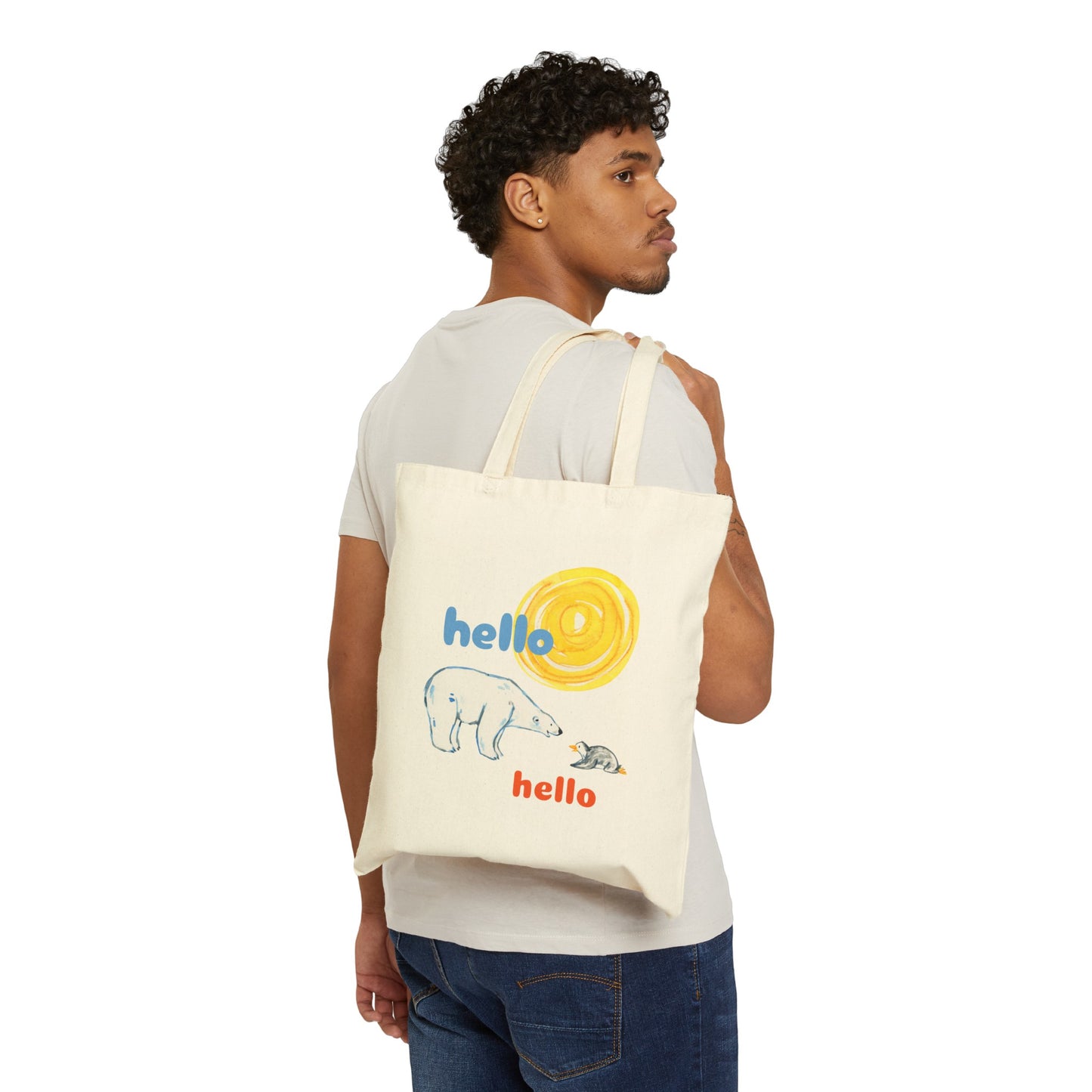 Hello! Canvas Tote Bag