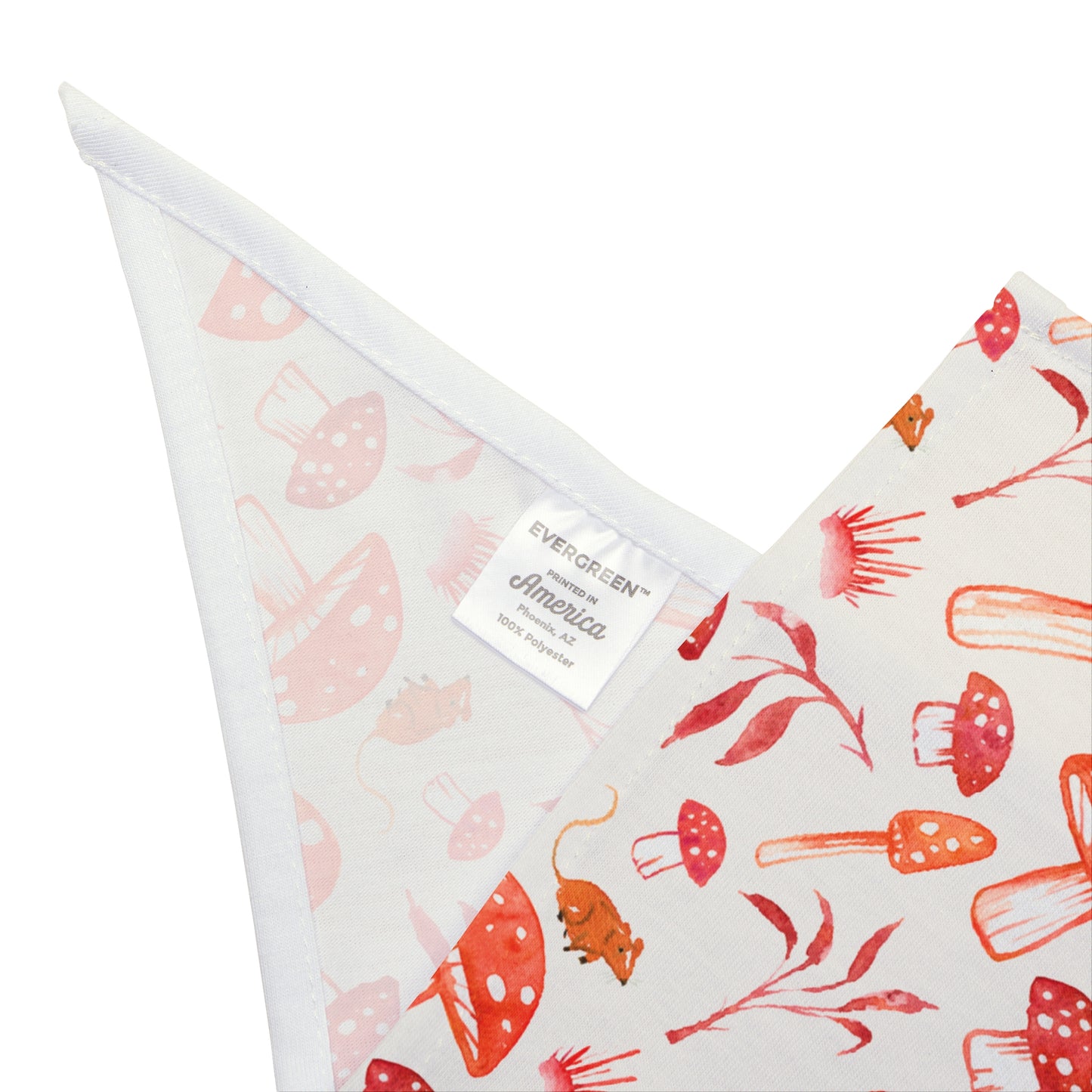 Mouse in a Mushroom Patch Pet Bandana