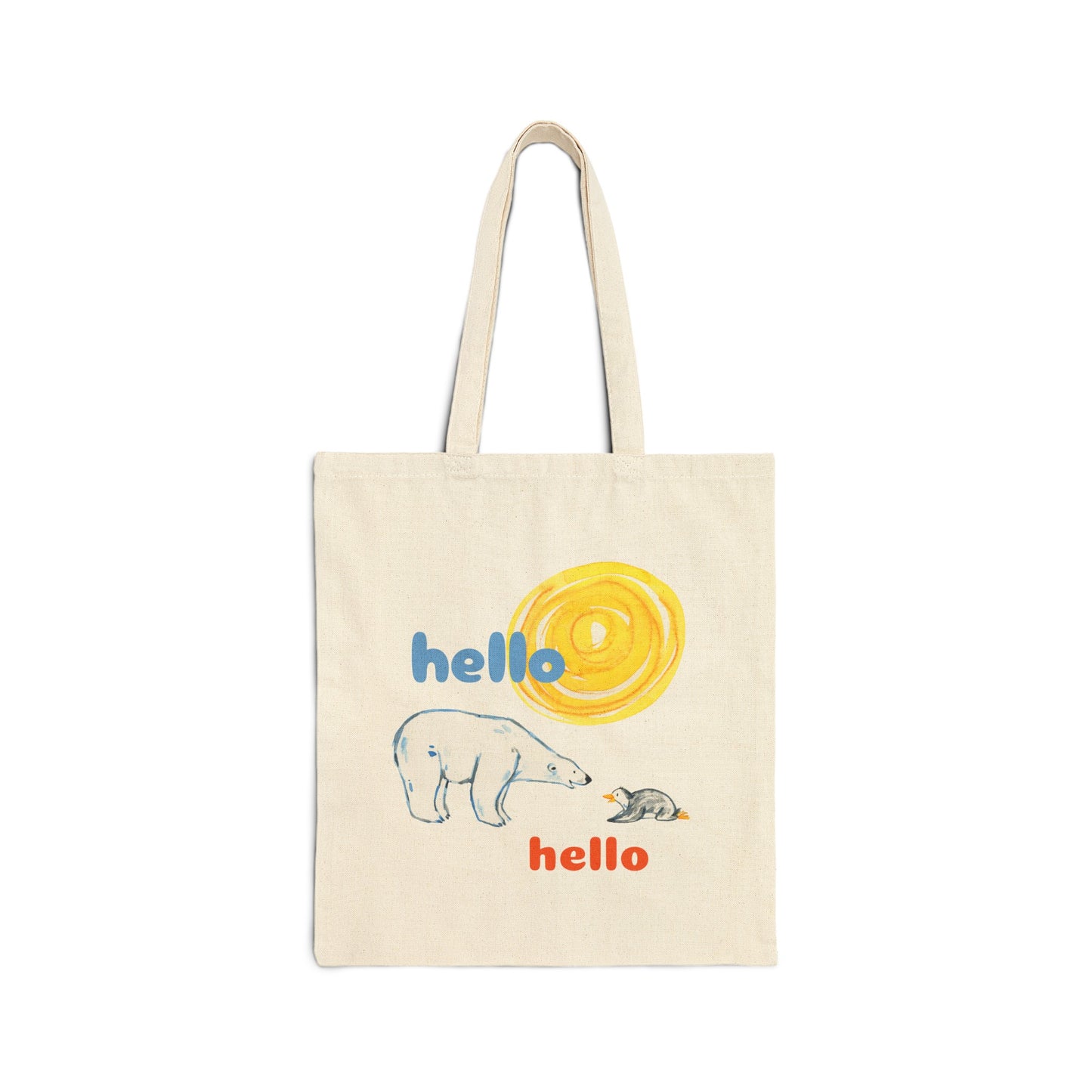 Hello! Canvas Tote Bag