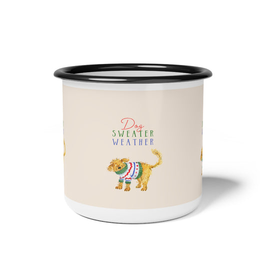 Dog Sweater Weather Camp Cup