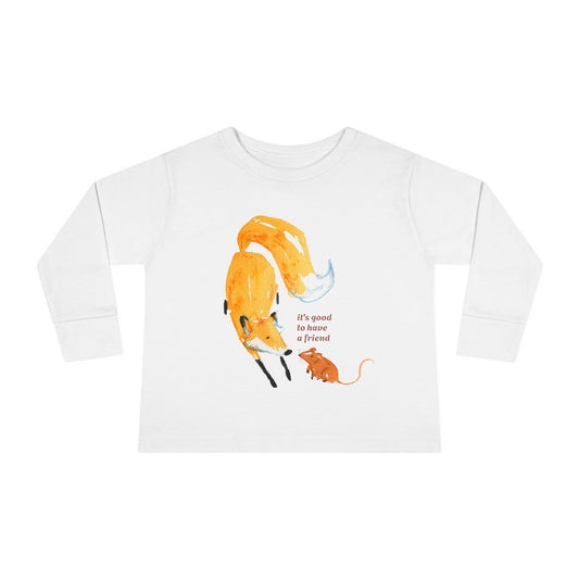 Small Friends Toddler Long Sleeve Tee