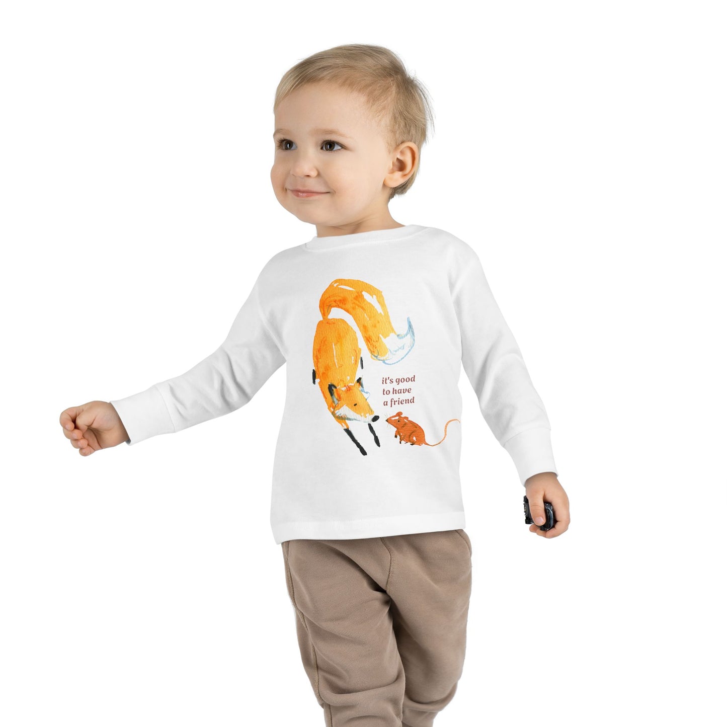 Small Friends Toddler Long Sleeve Tee