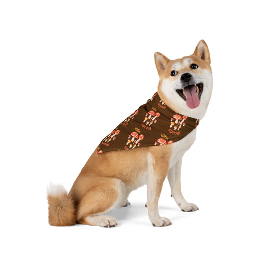 Little Sprout Mushroom Patch Pet Bandana