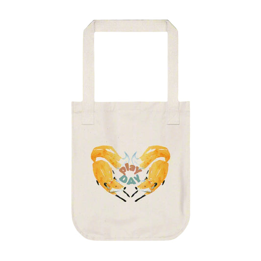 Fox Play Day Cotton Book Tote