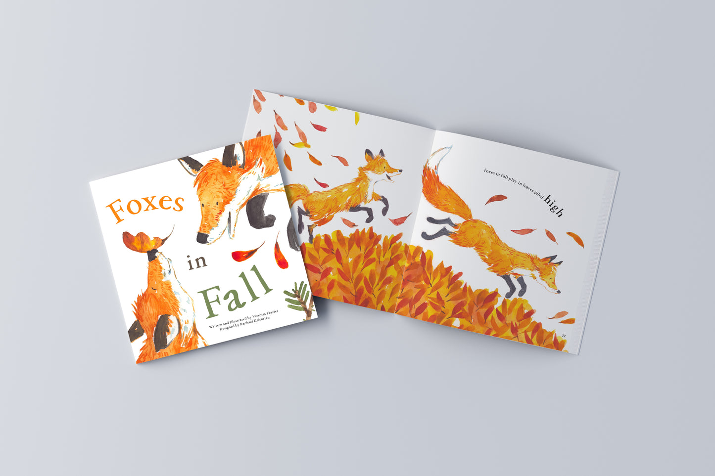 Foxes in Fall